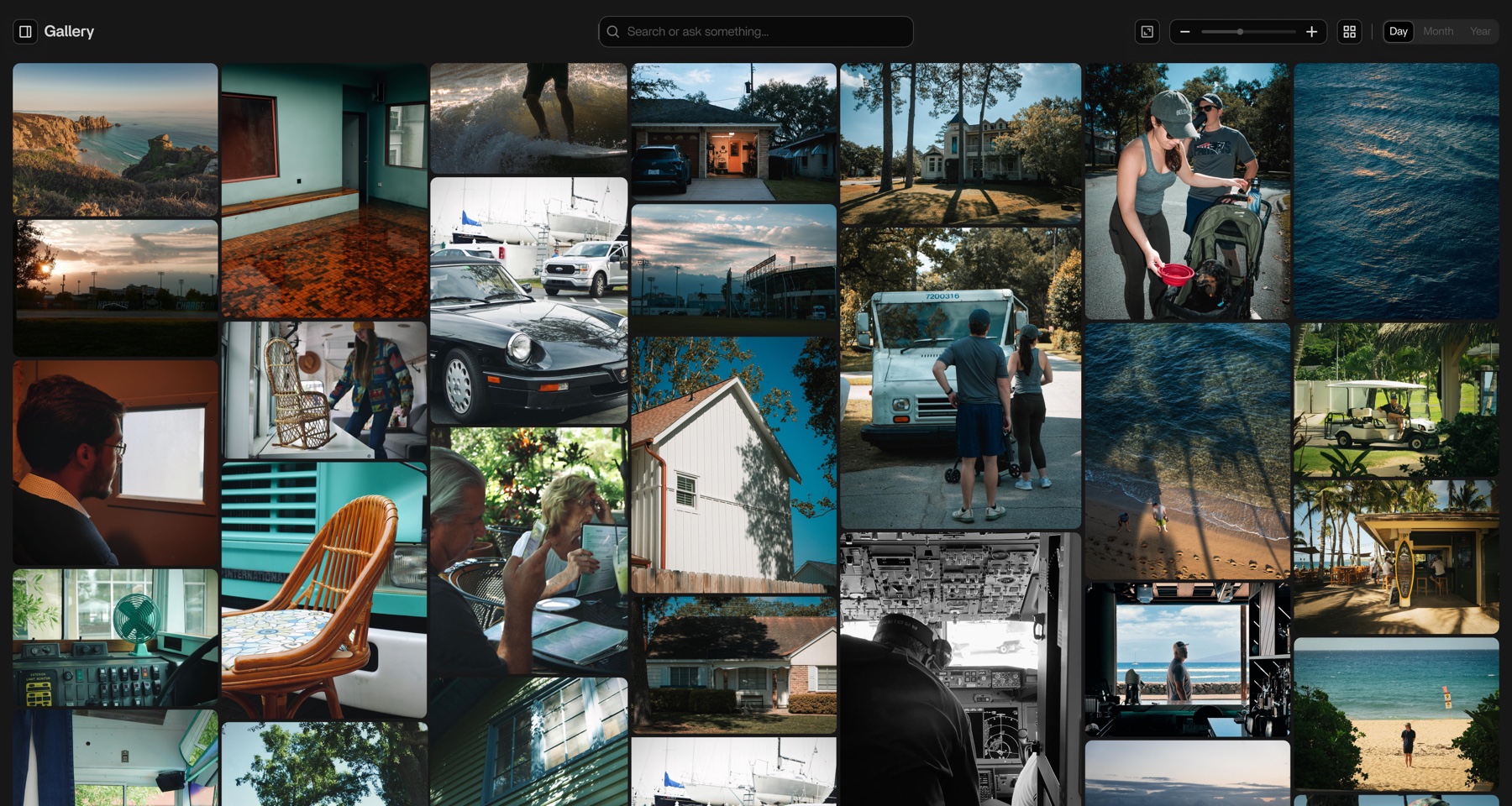 Photo wall view